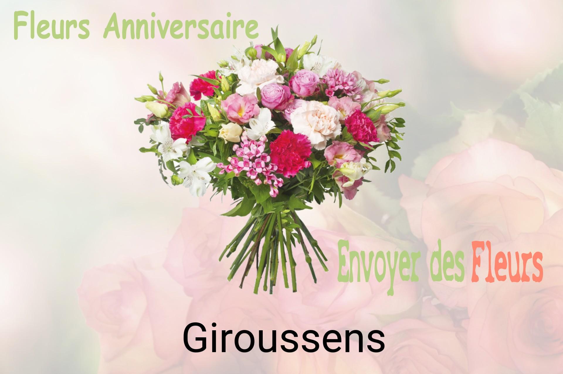 Bouquet de fleurs d’anniversaire livré à Giroussens